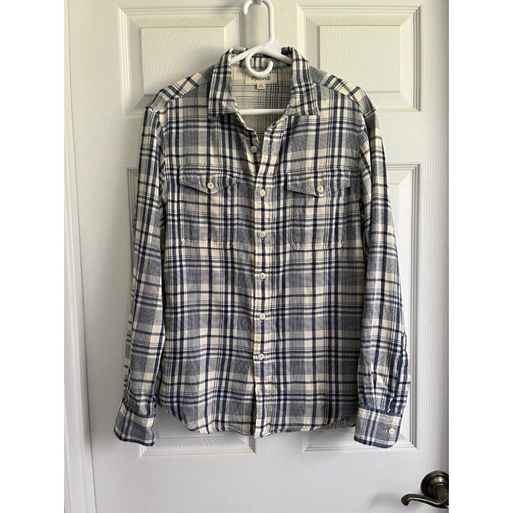 Madewell Double Weave Perfect Shirt in Bridgeton Plaid
